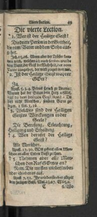 Die vierte Lection.
