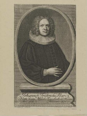Bildnis des Johannes Fridericus Starck