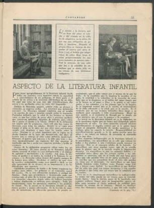 Aspecto de la literatura infantil