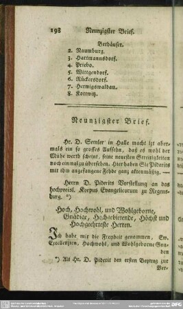 Neunzigster Brief