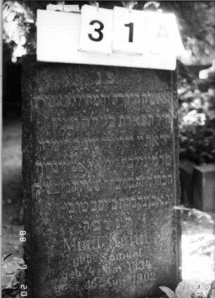 Grabstein 31A