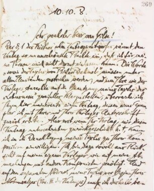 Brief an Jan van Gilse