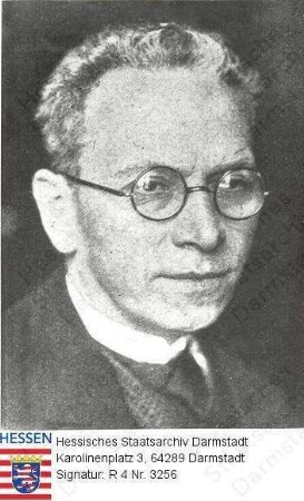 Kaas, Ludwig Prof. (1881-1952) / Porträt, Brustbild