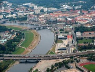 Dresden : Marienbrücke, Augustusbrücke