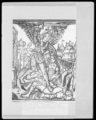 Die Lübecker Bibel von 1494 — Der Engel des Herrn erschlägt die Assyrer