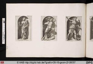 Links: Statue Ledas aus der Sammlung Borghese.