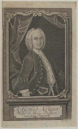 Bildnis des Jo. Gottlob Krüger