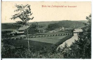 Braunsdorf. Blick ins Zschopautal bei Braunsdorf