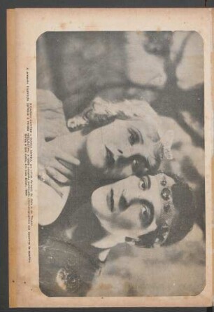 Ricardo Cortez e Maria Corda, em "Vida Privada de Helena de Troya". - [Ilustração]