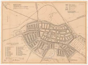 Generalbebauungsplan Welun: Lageplan 1:5000