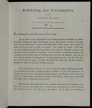 Erklärung des Titelkupfers zum ersten Bande