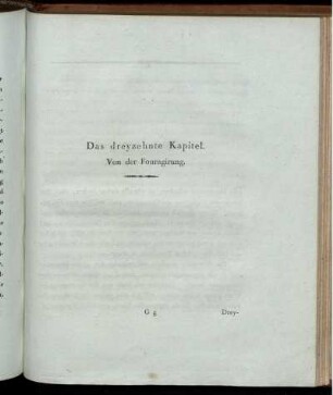 Das dreyzehnte Kapitel. Von der Fouragirung.