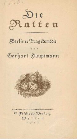 Die Ratten : Berliner Tragikomödie