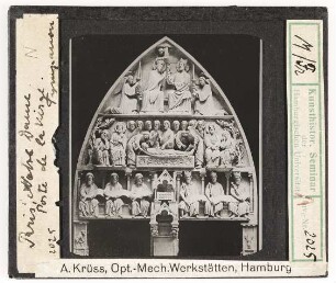 Paris, Notre Dame: Porte de la Vierge, Tympanon