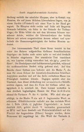 Aegyptisch-aramäische Inschriften