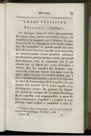 Ordre Troisième. Testacées (Coquillages).
