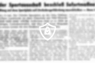 Glinder Sportausschuß beschloß Sofortmaßnahmen