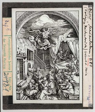 Albrecht Dürer: Marienleben, Geburt der Maria