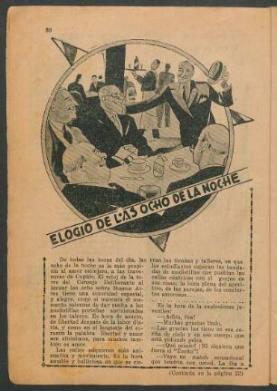 Elogio de las ocho de la noche