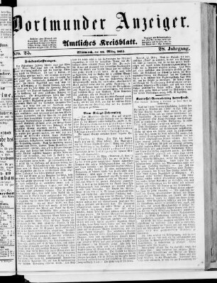 Dortmunder Anzeiger. 1853-1855