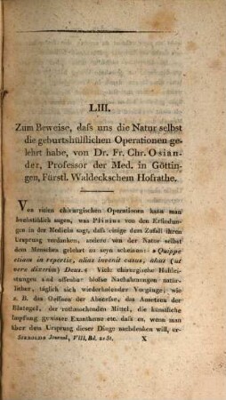 Journal für Geburtshülfe, Frauenzimmer- und Kinderkrankheiten. 8,2. 1828
