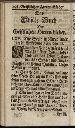 Das Dritte Buch Der Geistlichen Hirten-Lieder.