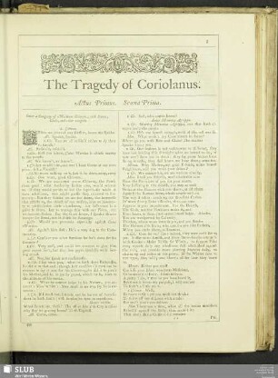The Tragedy of Coriolanus