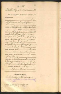 Standesamtsbuch der Stadt Aschaffenburg: Geburten 365/1900 - 184/1901