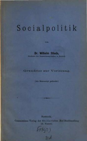 Socialpolitik