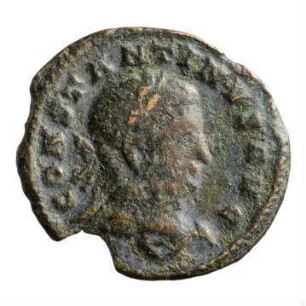 Münze, Follis (Follaro), Aes 3, 310 - 311 n. Chr.