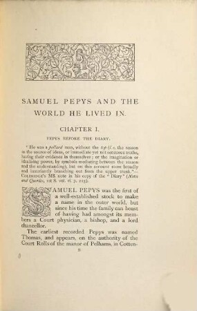 Samuel Pepys and the world he lived in
