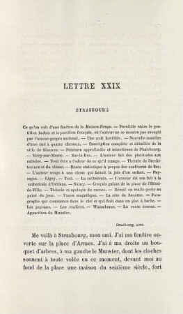 Lettre XXIX