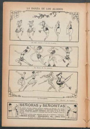 La danza de los aliados - [Cómic] : (Del "Sketch", de Londres)