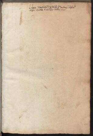 Liber distinctionum - Staatliche Bibliothek Ansbach Ms. lat. 78