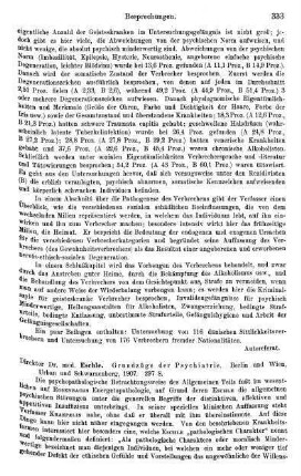 333-334, Eschle. Grundzüge der Psychiatrie. 1907