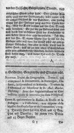 Nouveau traité de geographie. Tom.1.2.