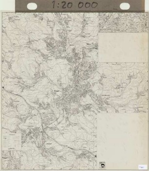 Stadtplan der Stadt Siegen