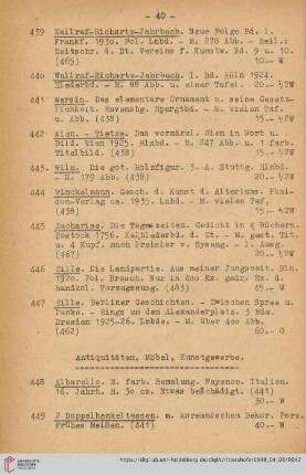 Antiquitäten, Möbel, Kunstgewerbe (Nr. 448 - 578)