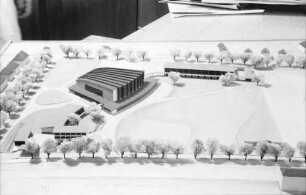 Freiburg: Modell; Erweiterungsbau zur Stadthalle