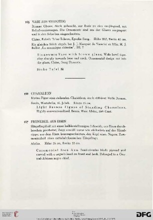 [Afrikanische Kunst] (Nr. 166-167)