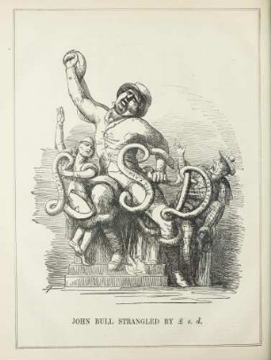 John Bull strangeled by £ s. d.