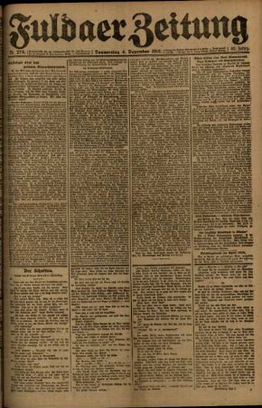 Ausgabe vom Donnerstag, den 04. Dezember 1919.