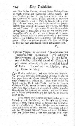 Apologeticus pro iurisprudentia Justinianaea.
