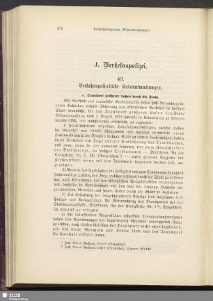 J. Verkehrspolizei