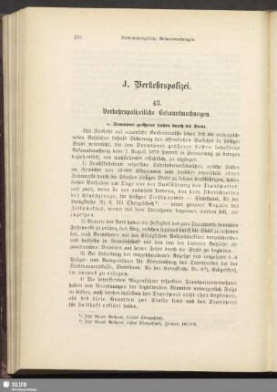 J. Verkehrspolizei