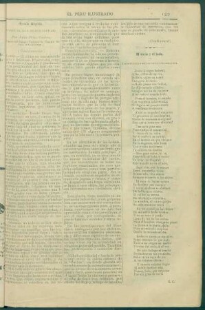 El rocío y el lodo. : A Monseñor Huertas Obispo de Arequipa.