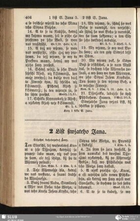 2 List ßwjateho Jana