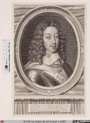 Bildnis Carlo II. (Gonzaga-Nevers), Herzog von Mantua und Montferrat (reg. 1637(47)-1665)