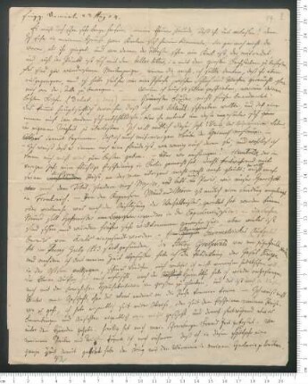 Brief von Adelbert von Chamisso an Christian Gottfried Ehrenberg und Friedrich Wilhelm Hemprich