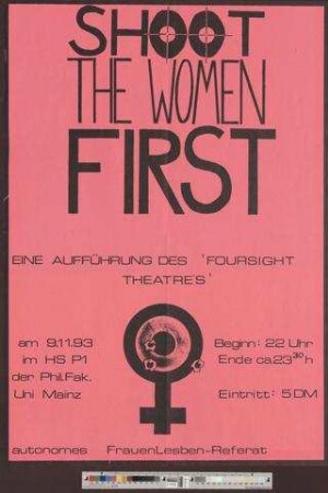 Shoot the Woman First